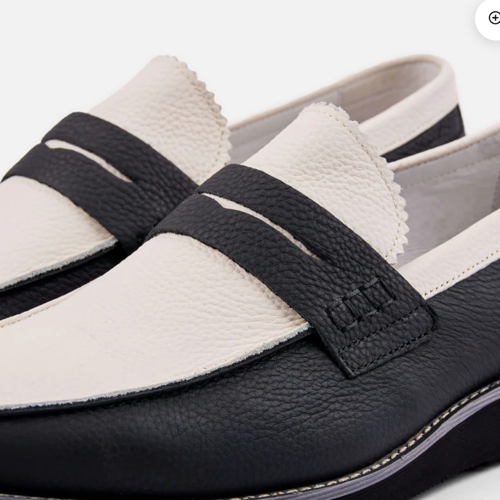 Marc Nolan two- tone penny loafer Size 9/9.5